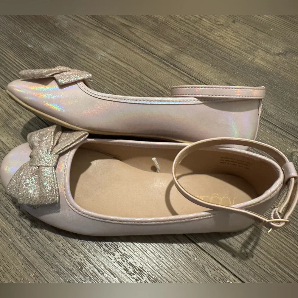 Sugar Girls’ Pearl Pink Ballet Flat Shoes